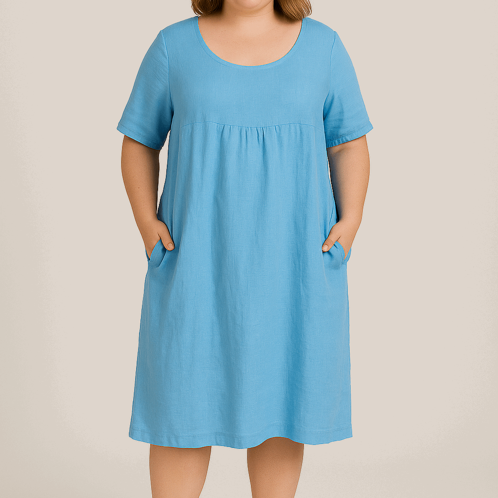 Jytte™ | Oversized elegant dress with pockets