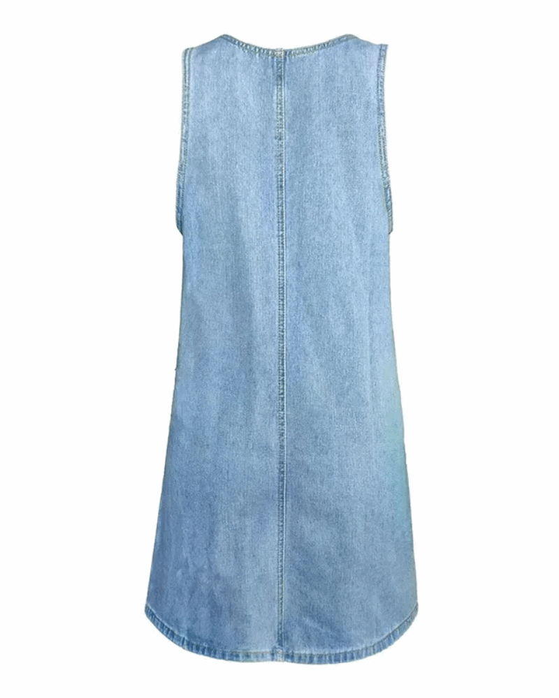 Sigrid Denim Dress™ | Spring dress with flattering cut