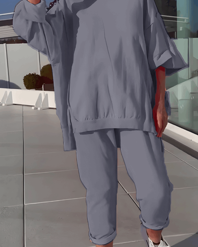 WHITE | Stylish Lounge Set – Comfort & Class for Every Day