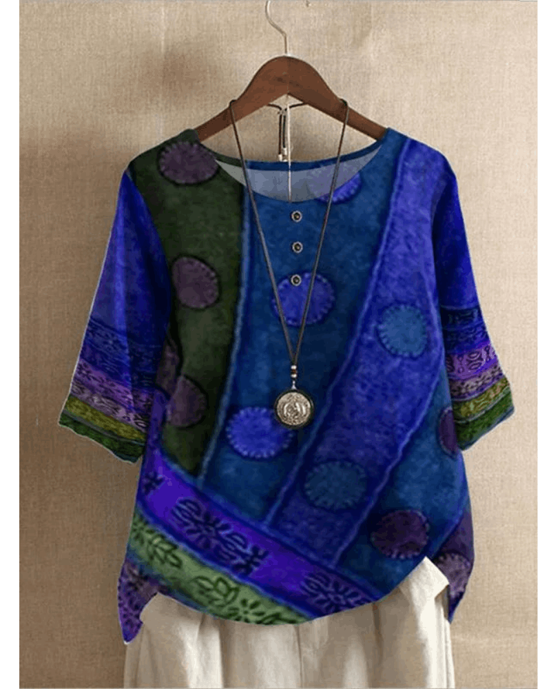Valarie | Colourful Bohemian Top