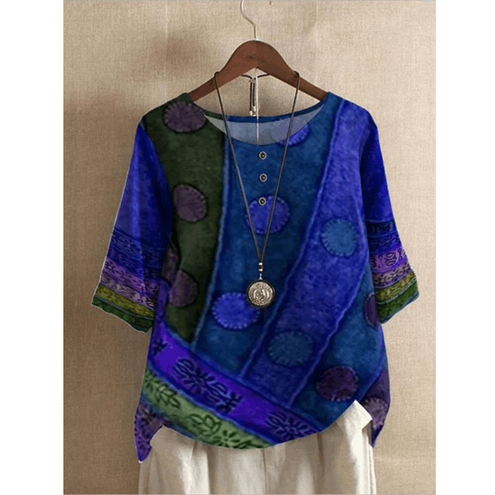 Valarie | Colourful Bohemian Top