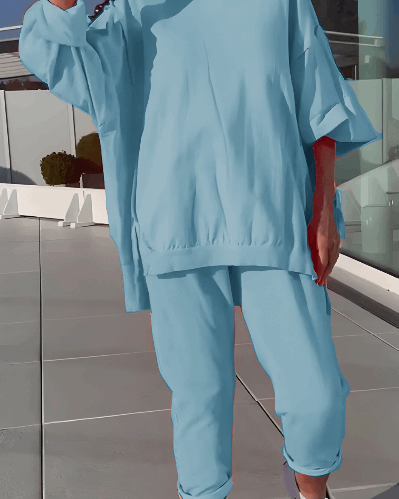 WHITE | Stylish Lounge Set – Comfort & Class for Every Day