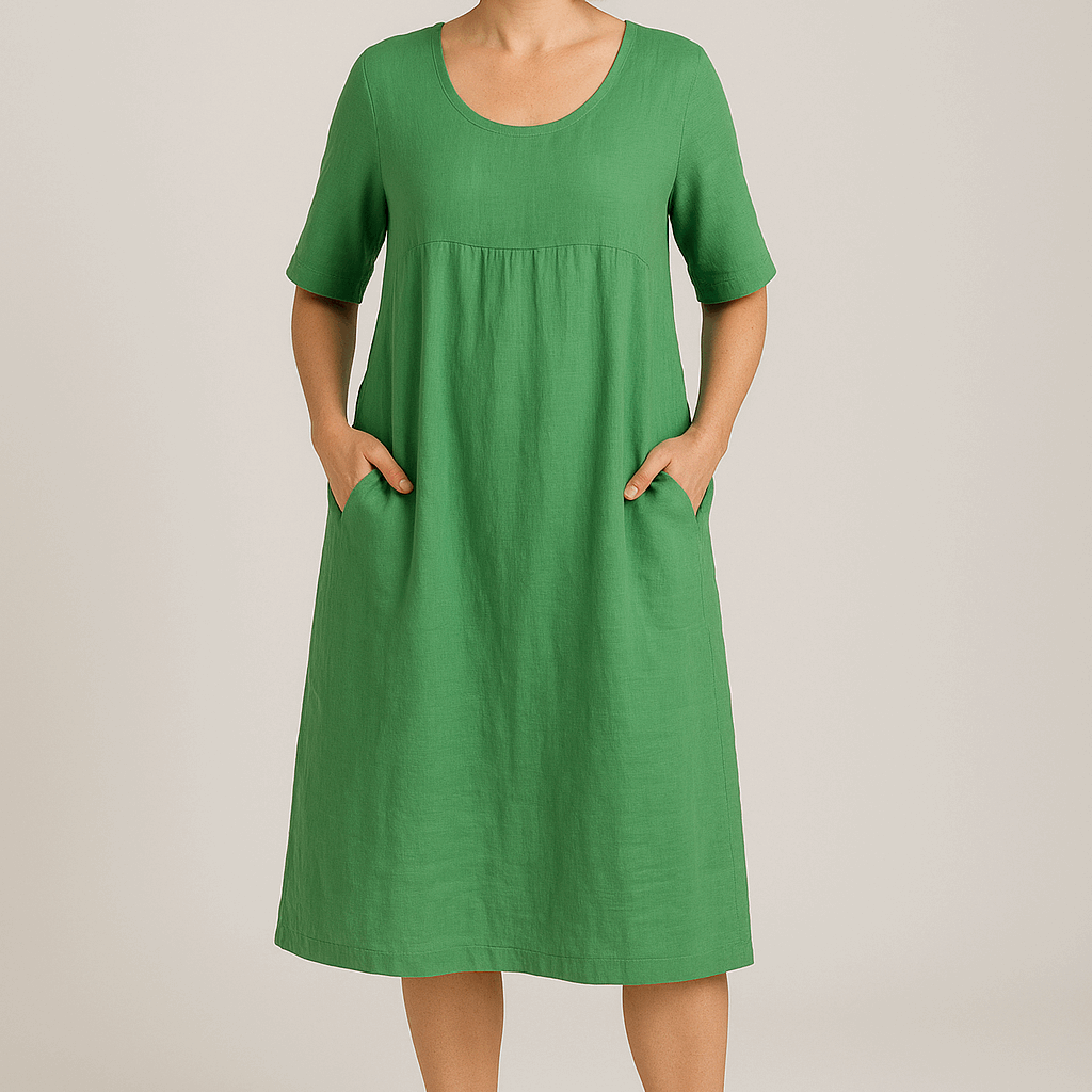 Jytte™ | Oversized elegant dress with pockets