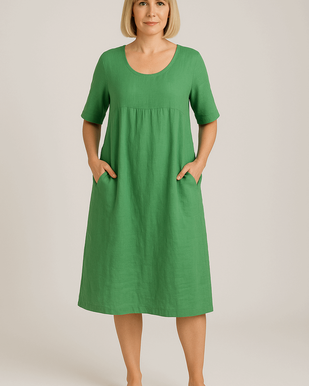 Jytte™ | Oversized elegant dress with pockets
