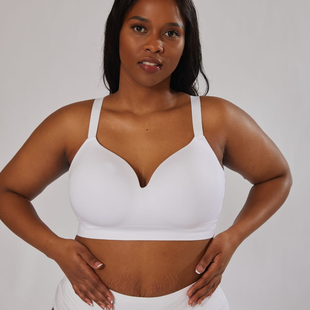 WHITE | Supportive Comfort Bra