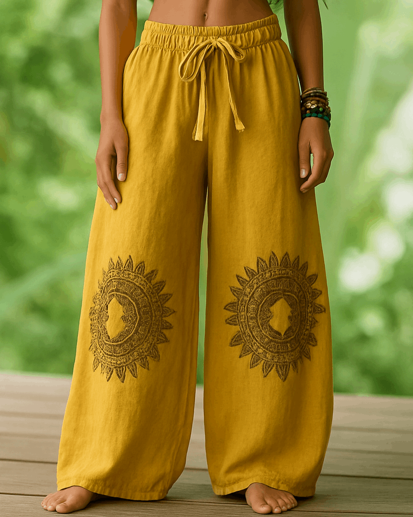Andrea | Bohemian yoga trousers