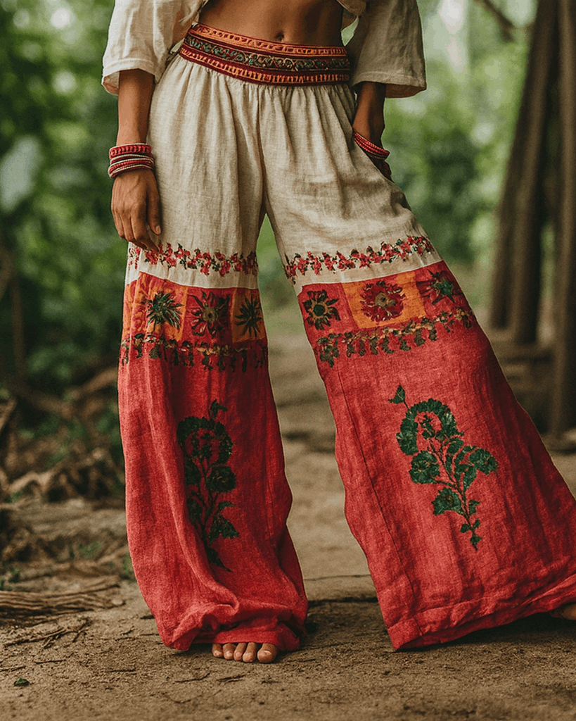 Andrea | Bohemian yoga trousers