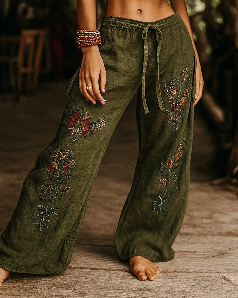 Andrea | Bohemian yoga trousers