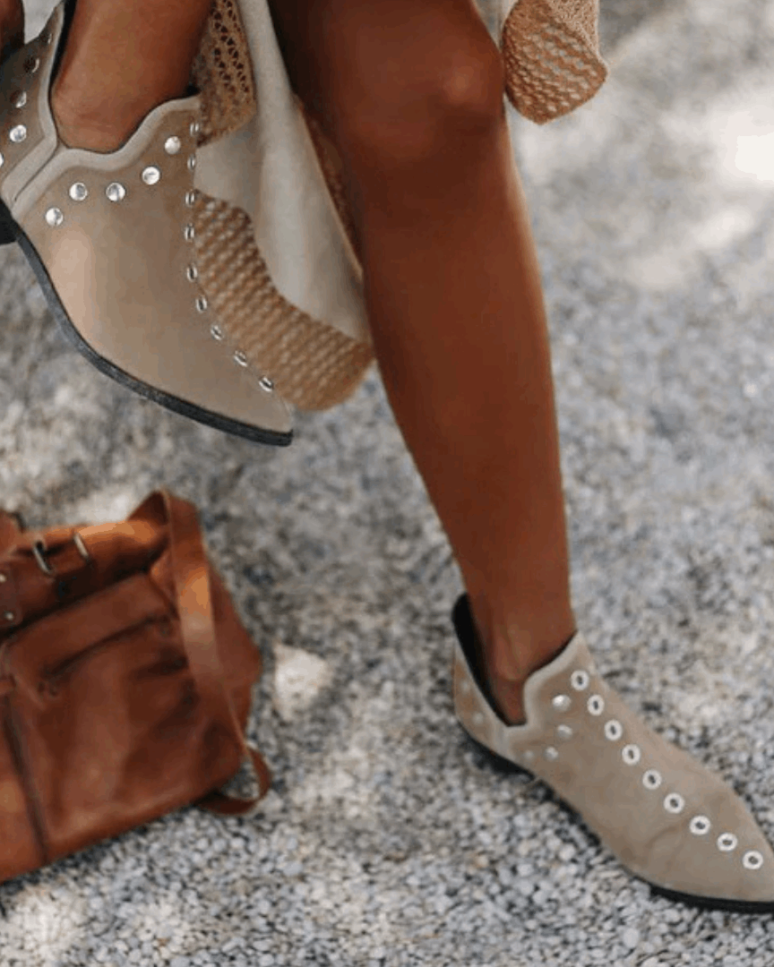 Sophie | Chic Boho Suede Ankle Boots
