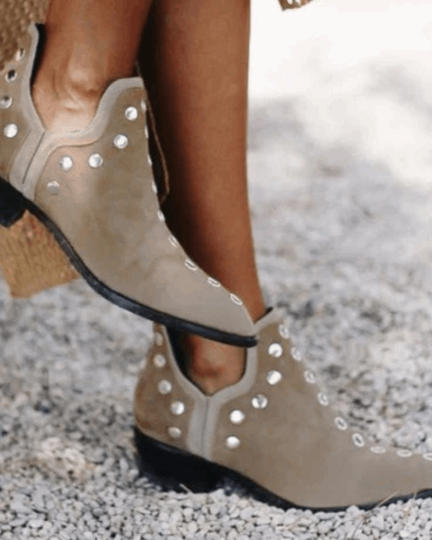 Sophie | Chic Boho Suede Ankle Boots