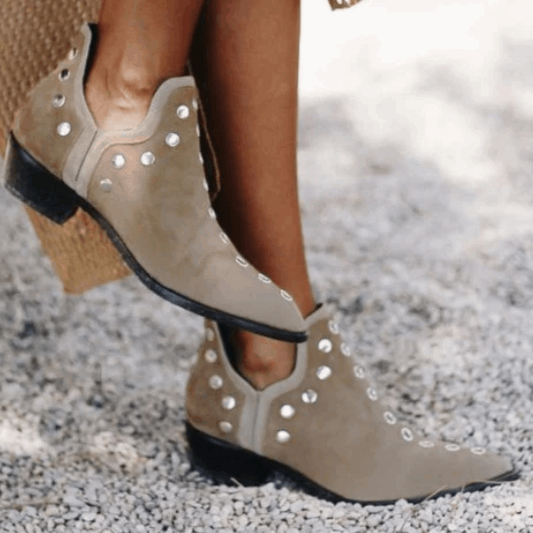 Sophie | Chic Boho Suede Ankle Boots