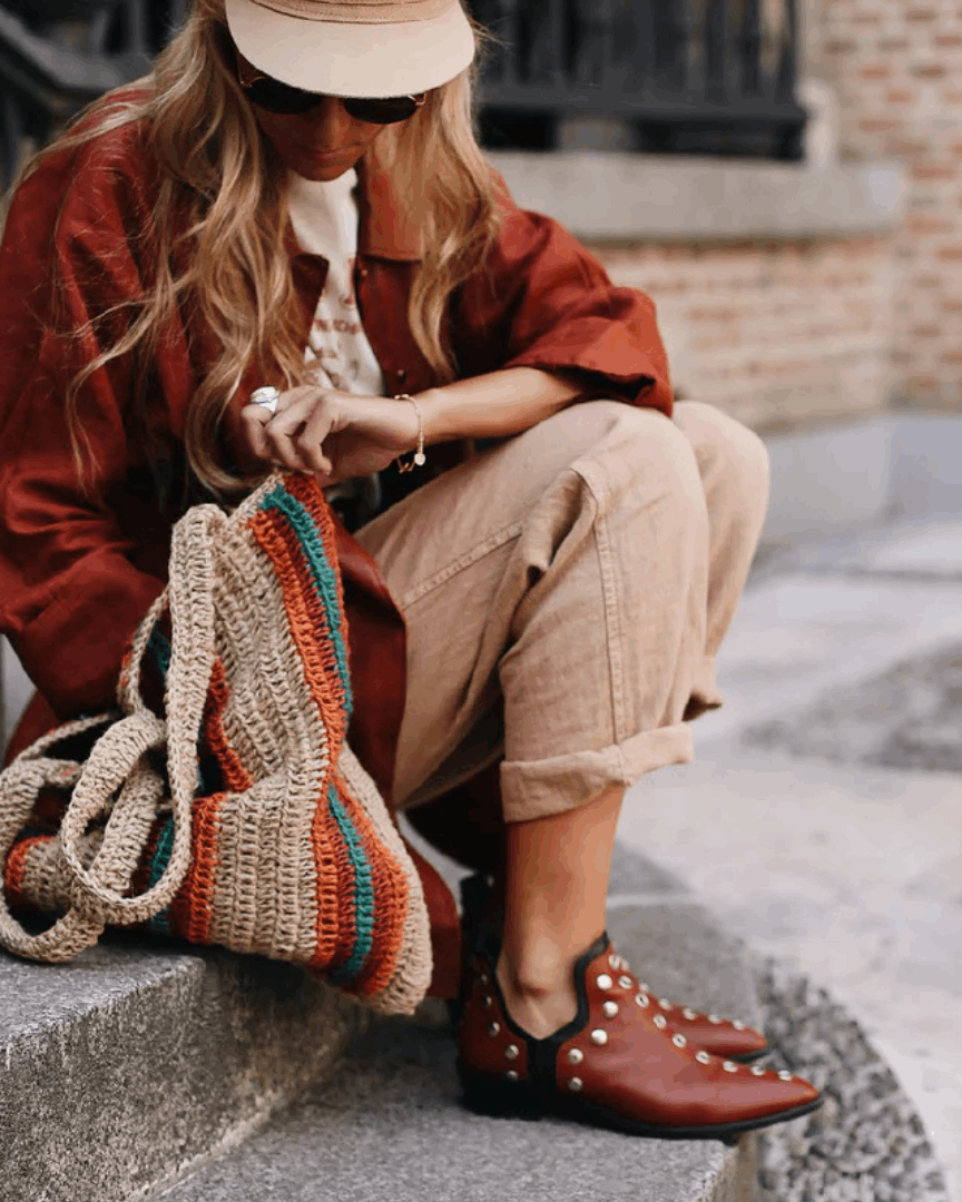 Sophie | Chic Boho Suede Ankle Boots