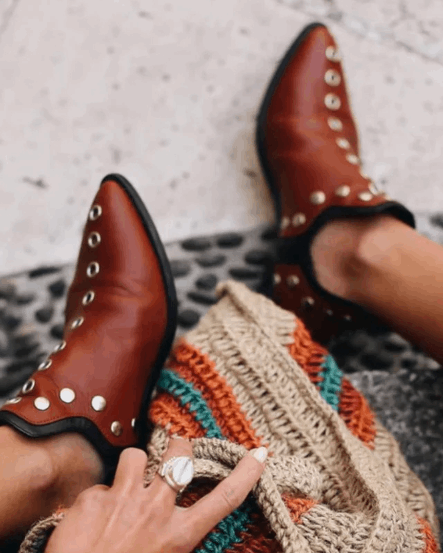 Sophie | Chic Boho Suede Ankle Boots