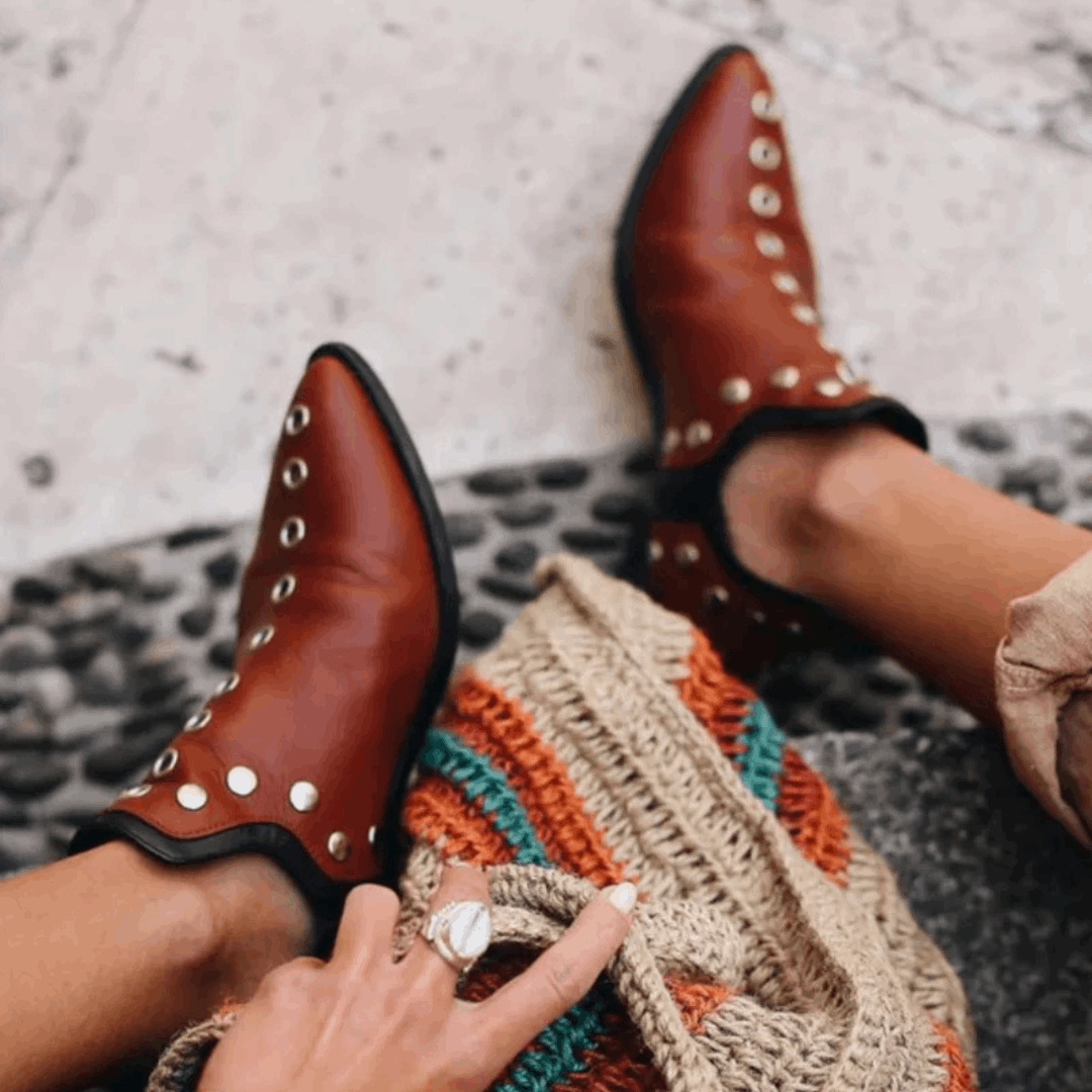 Sophie | Chic Boho Suede Ankle Boots