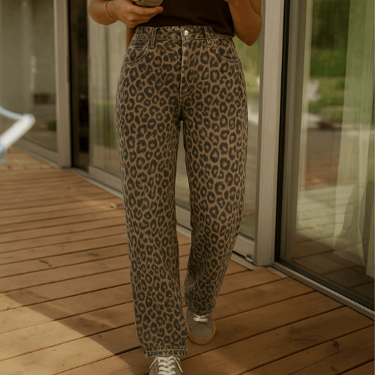 NADINE™ | THE LEOPARD-PRINT TROUSERS
