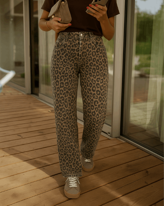 NADINE™ | THE LEOPARD-PRINT TROUSERS