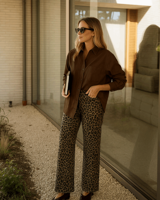 NADINE™ | THE LEOPARD-PRINT TROUSERS