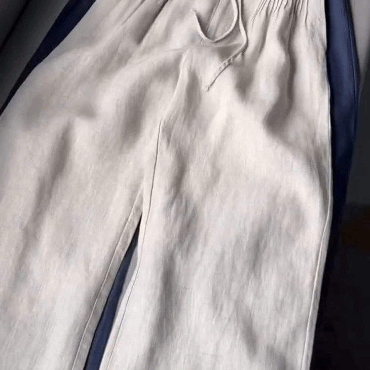 WHITE | Linen trousers