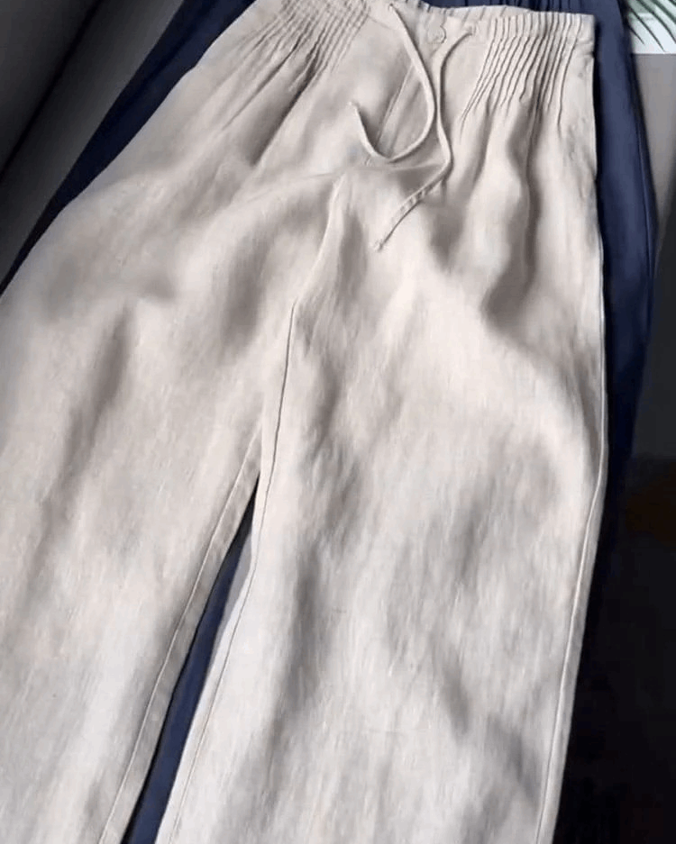 WHITE | Linen trousers