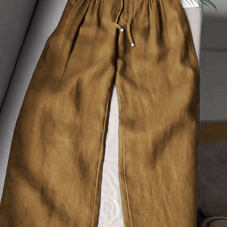 WHITE | Linen trousers