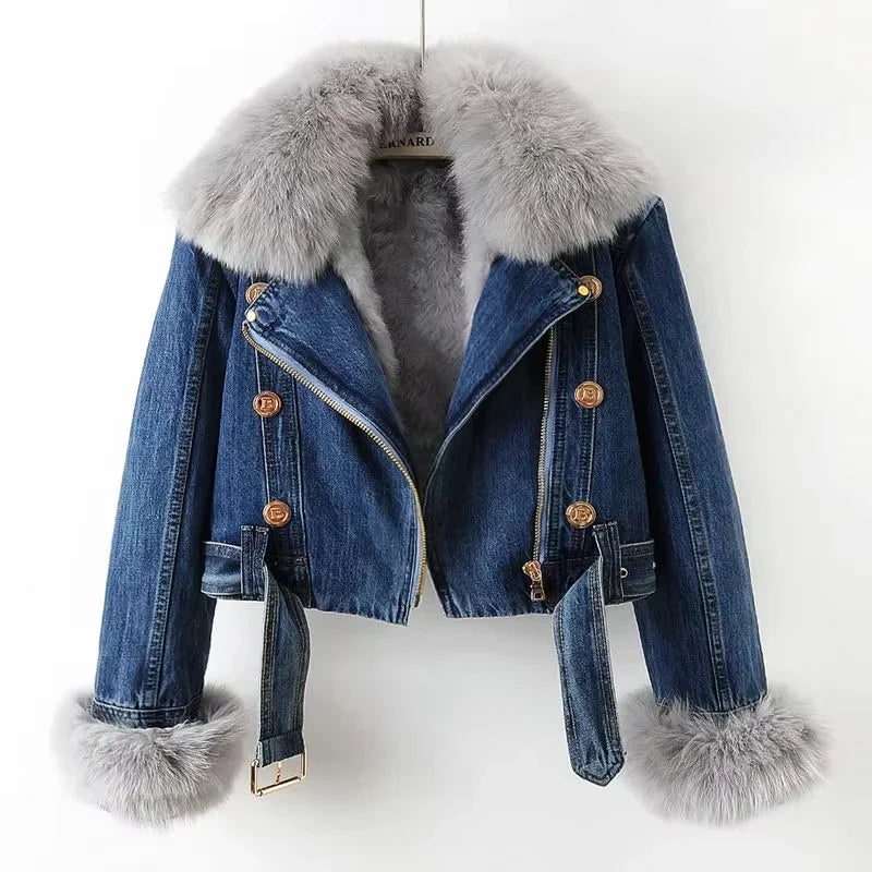 Diana - Luxurious Denim Jacket