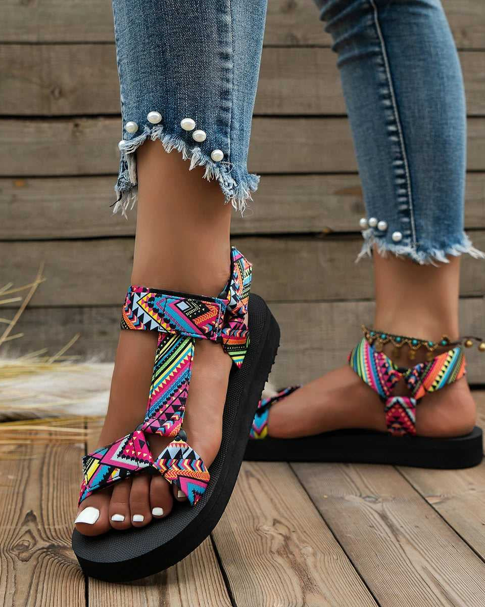 Amelie | Lightweight Women's Summer Sandals with Colourful Design