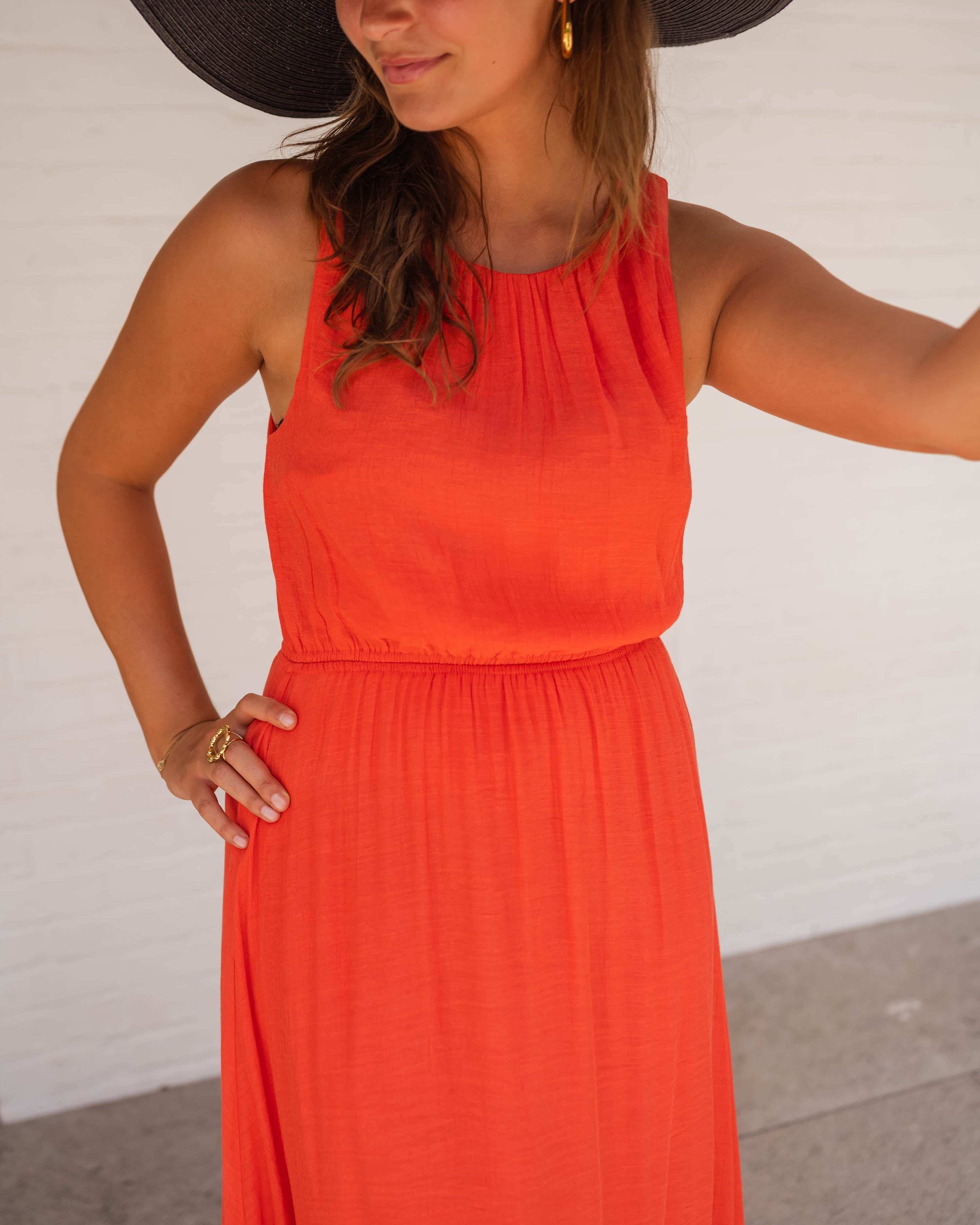 LISA™ | The summer dress in bright orange