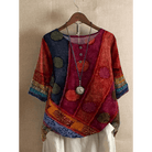 Valarie | Colourful Bohemian Top