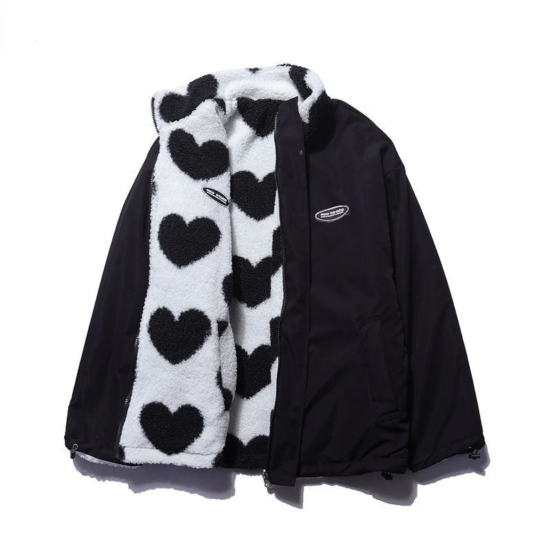 Alison | Double Sided Heart Coat