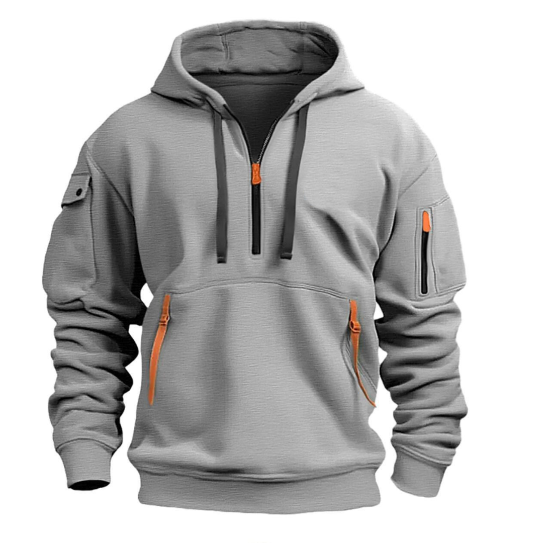 Finn - Stylish Half-Zip Hoodie