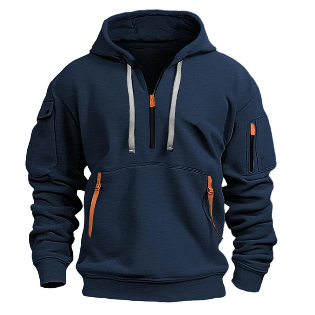 Finn - Stylish Half-Zip Hoodie