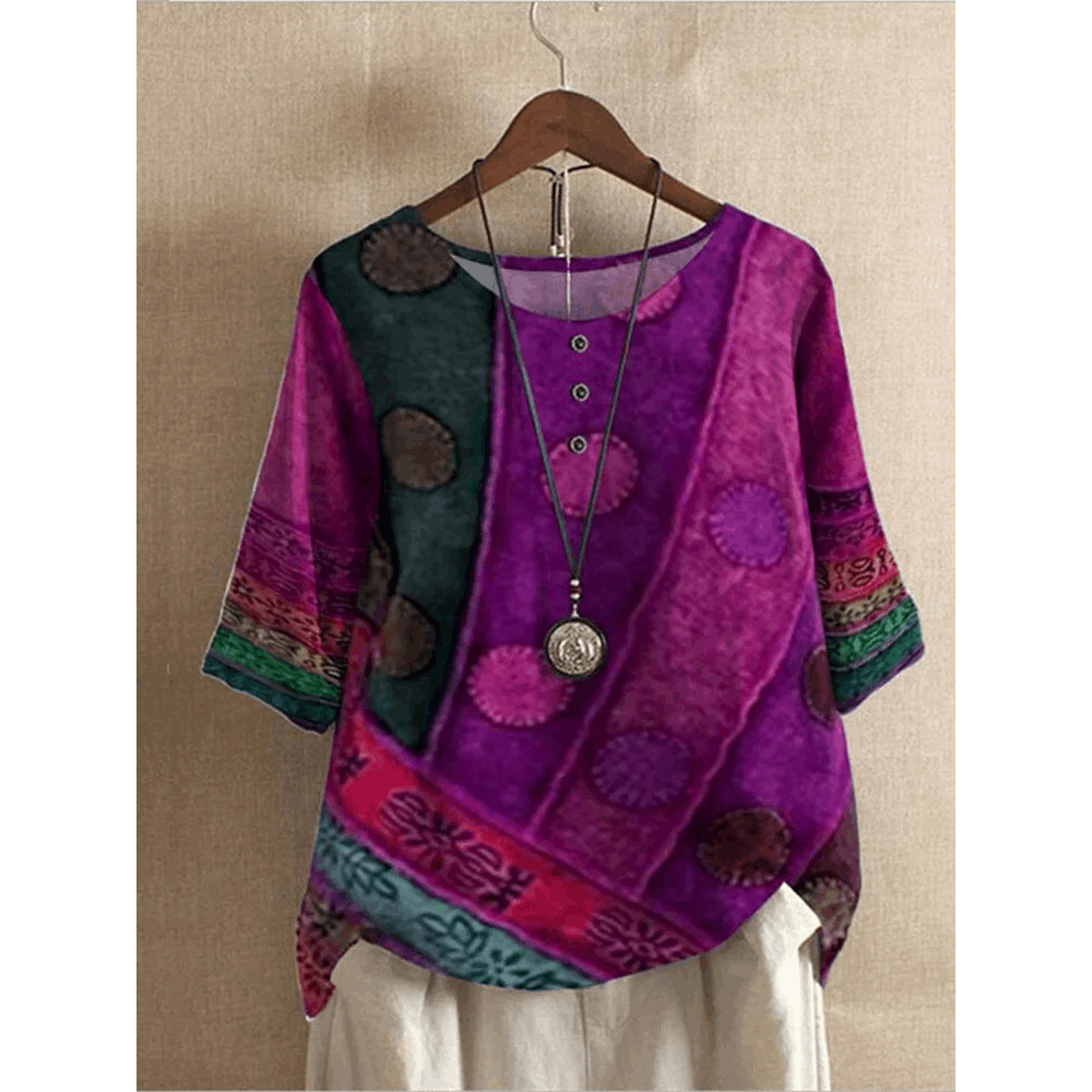Valarie | Colourful Bohemian Top