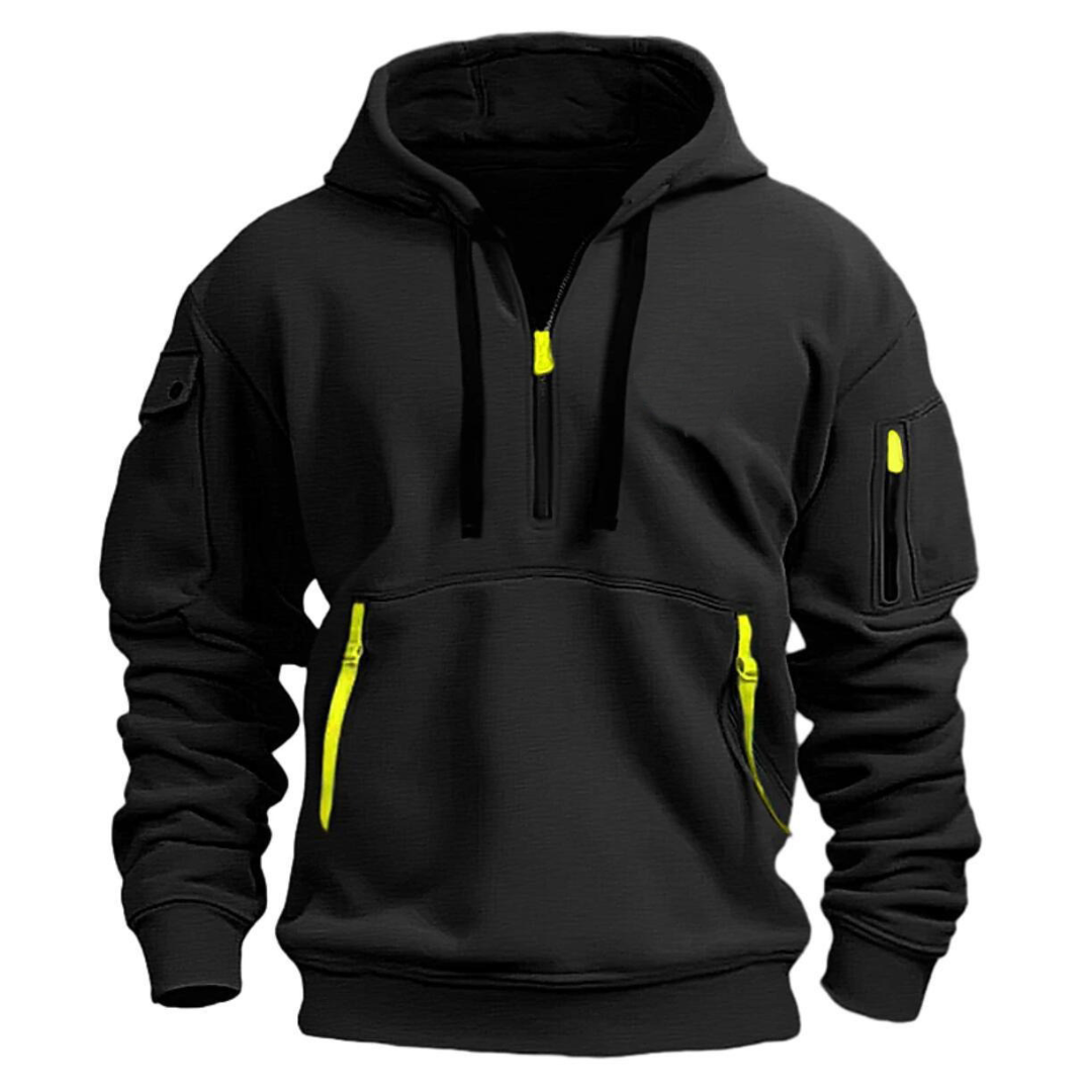 Finn - Stylish Half-Zip Hoodie