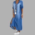 LEA™ | Long Jeans Style Dress