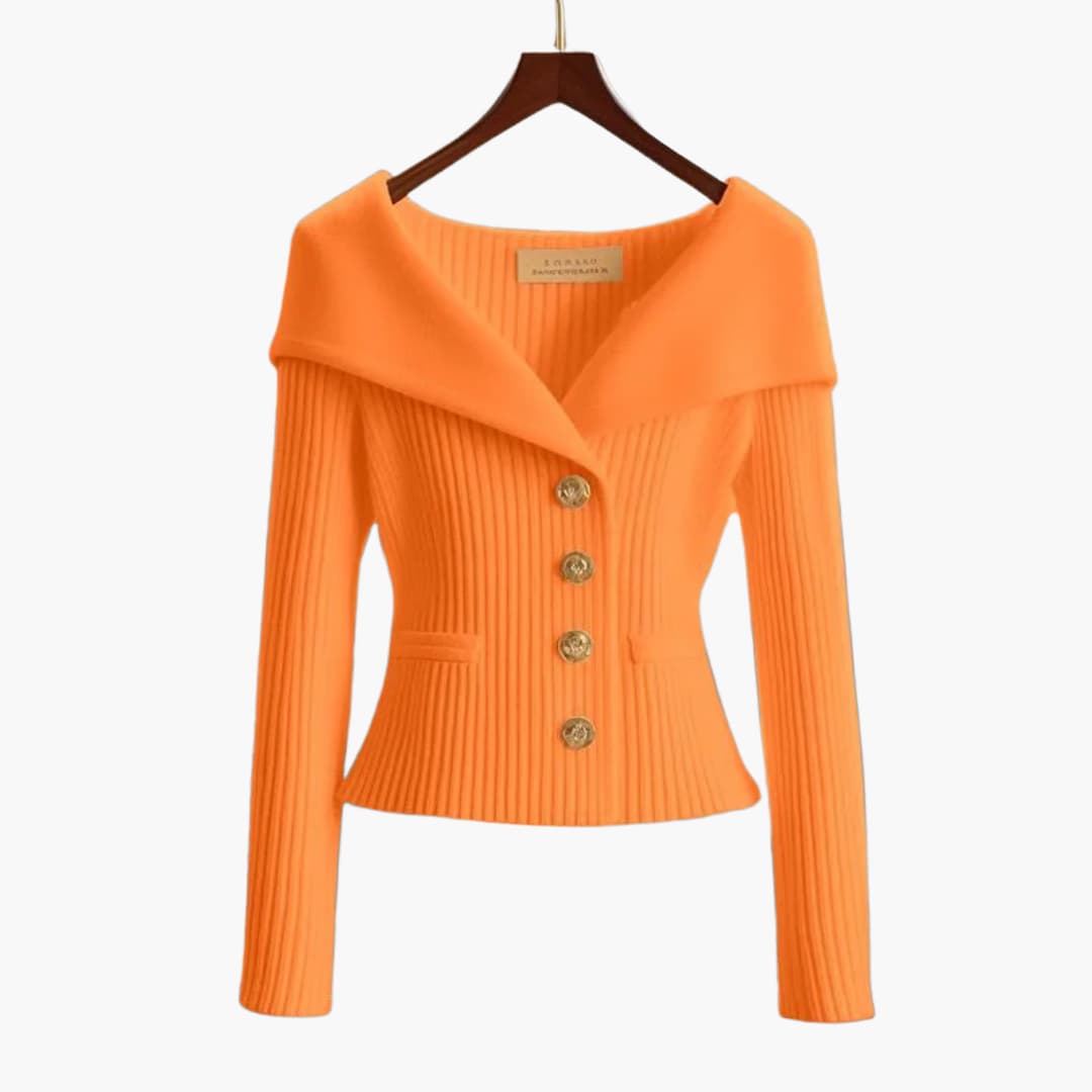 Mischa | Ribbed Button-Up Cardigan