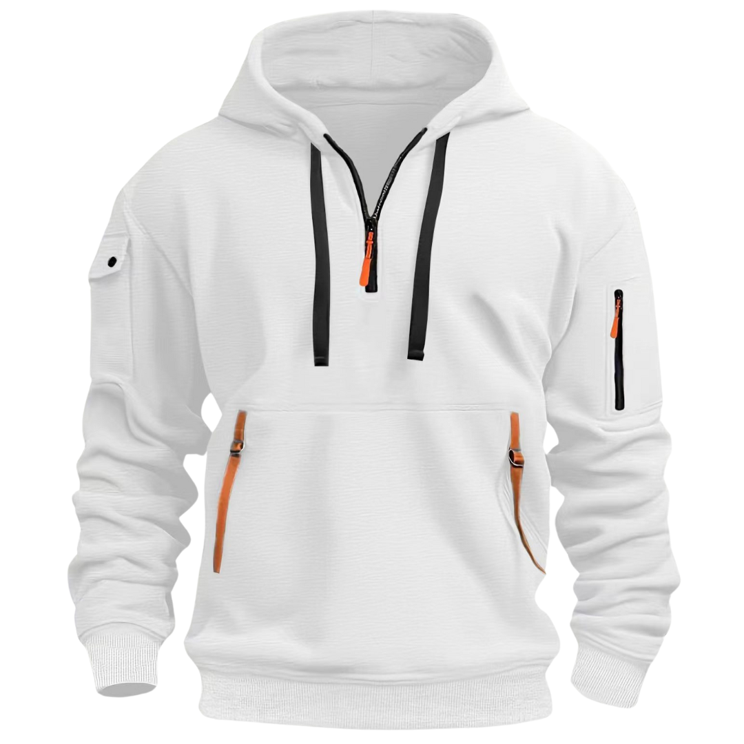 Finn - Stylish Half-Zip Hoodie