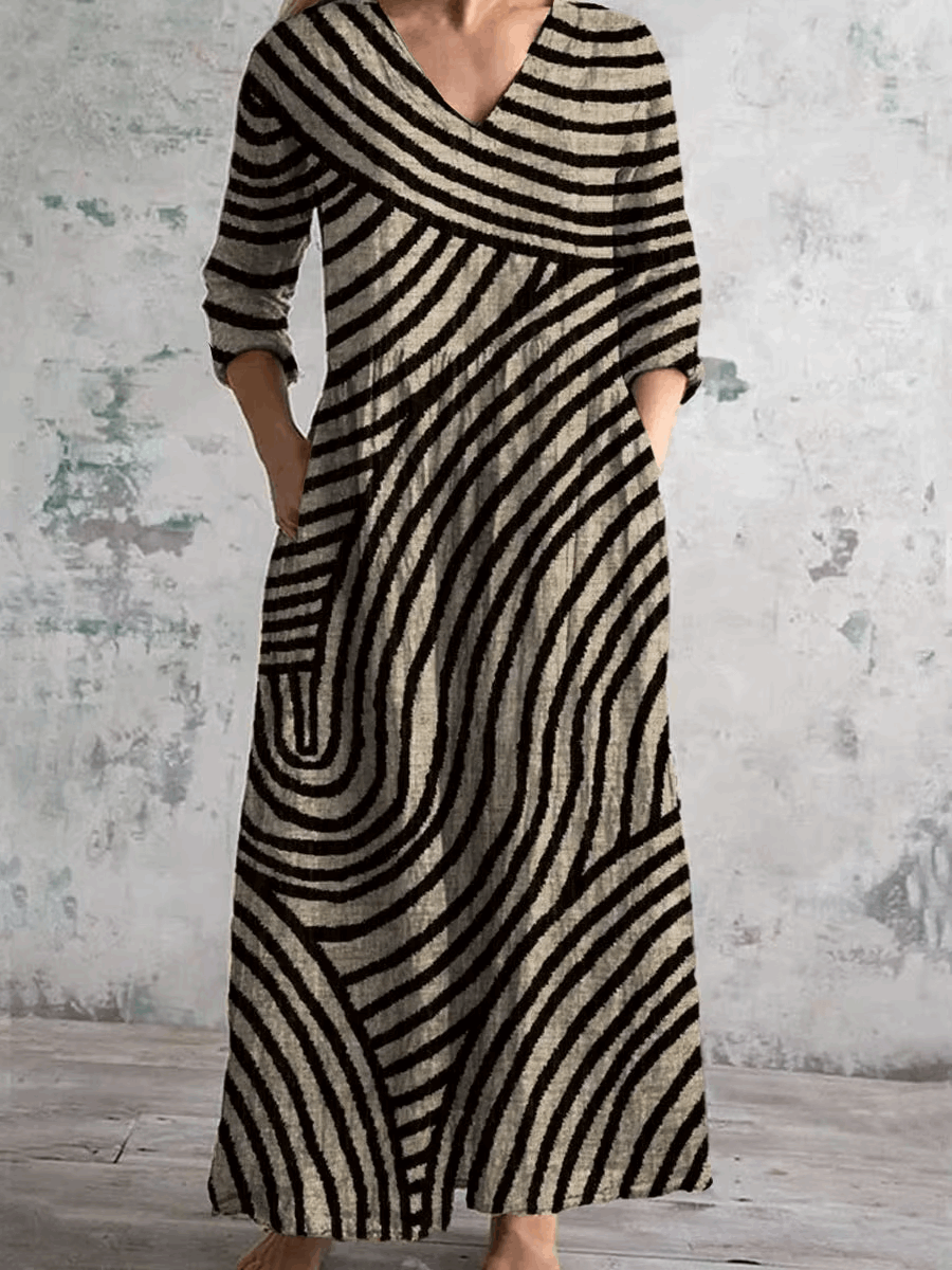 Denise | Vintage floral maxi dress