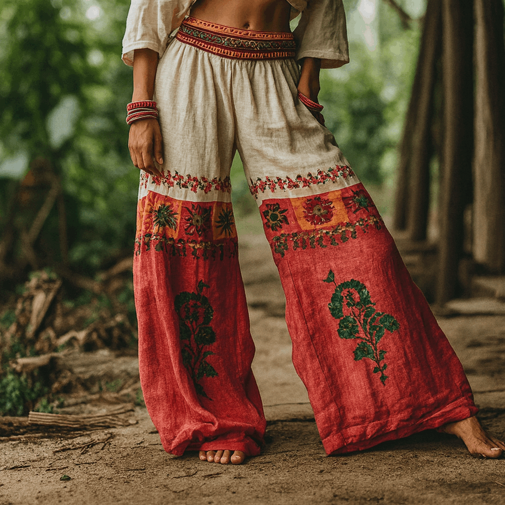 Andrea | Bohemian yoga trousers