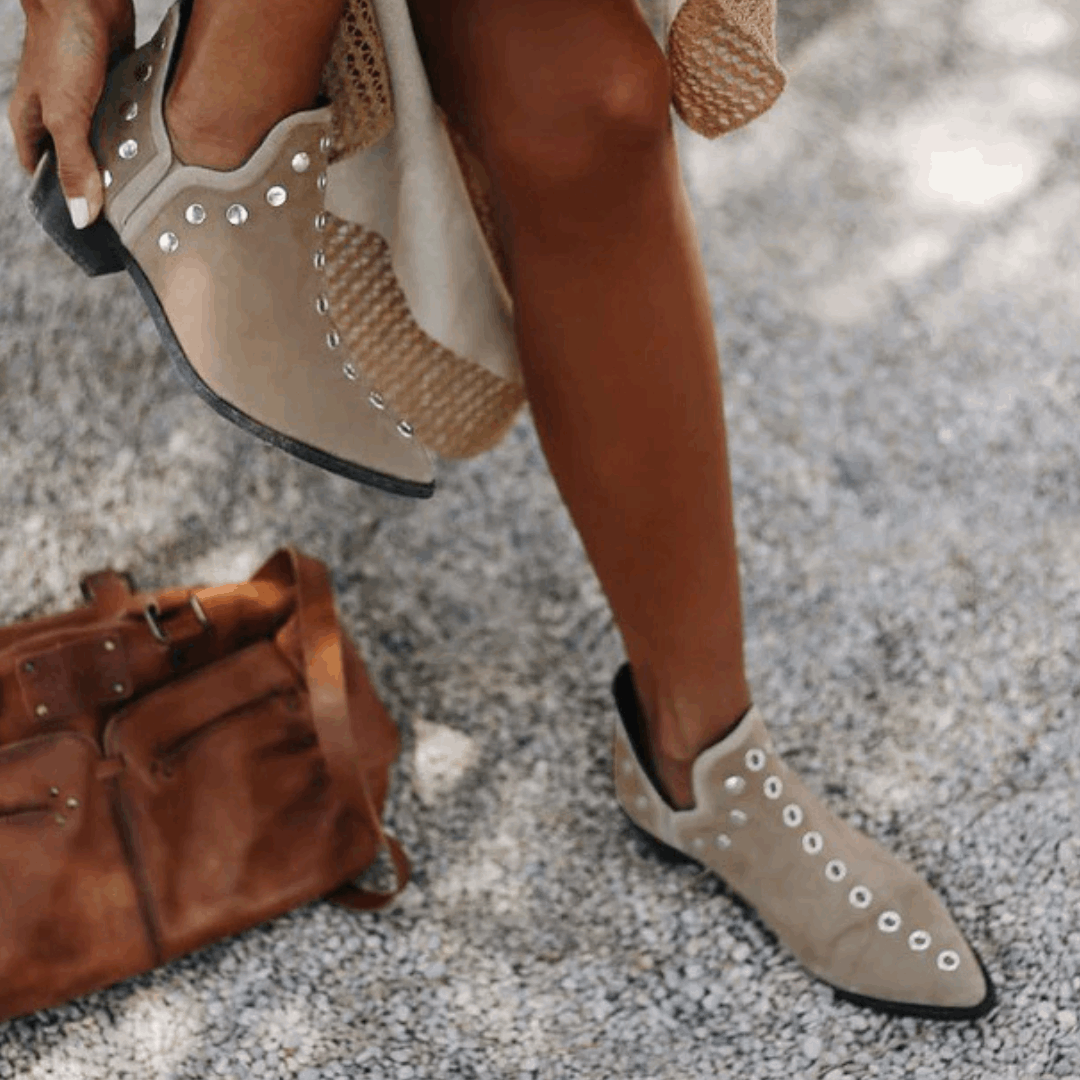 Sophie | Chic Boho Suede Ankle Boots