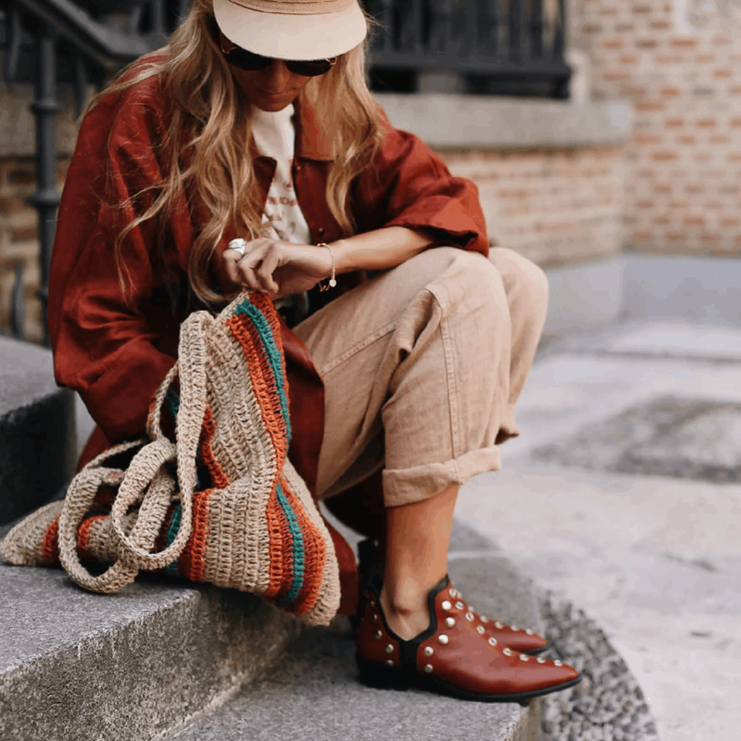 Sophie | Chic Boho Suede Ankle Boots