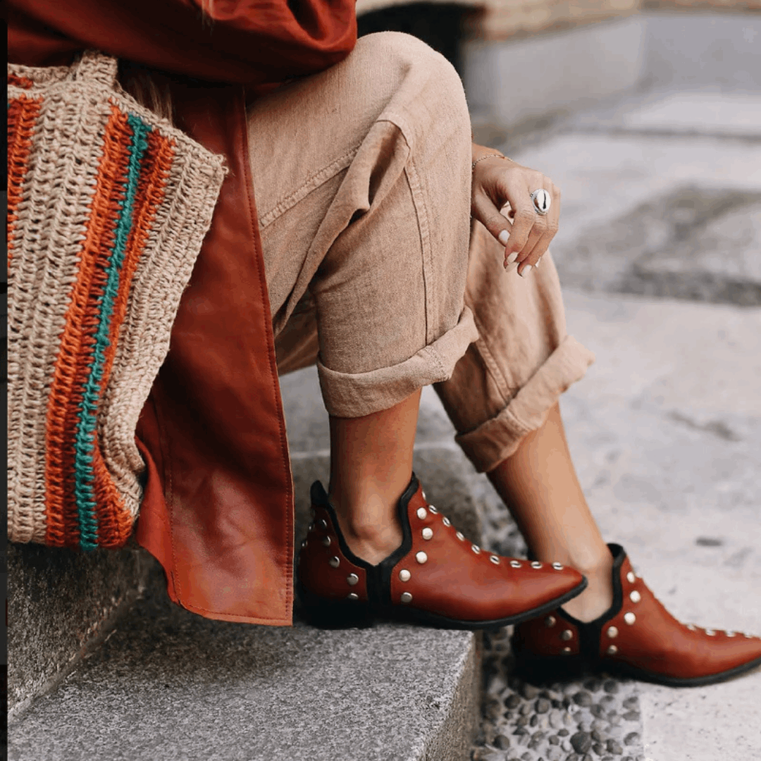Sophie | Chic Boho Suede Ankle Boots