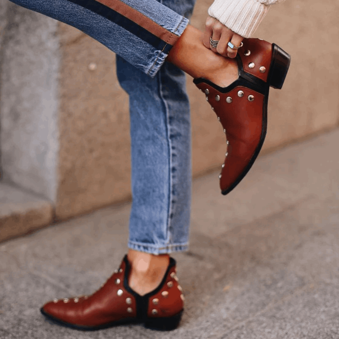 Sophie | Chic Boho Suede Ankle Boots