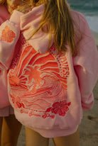 LUNA Hoodie - Oversized Fit - Soft Cotton Blend - Tropical Back Print - Casual Look