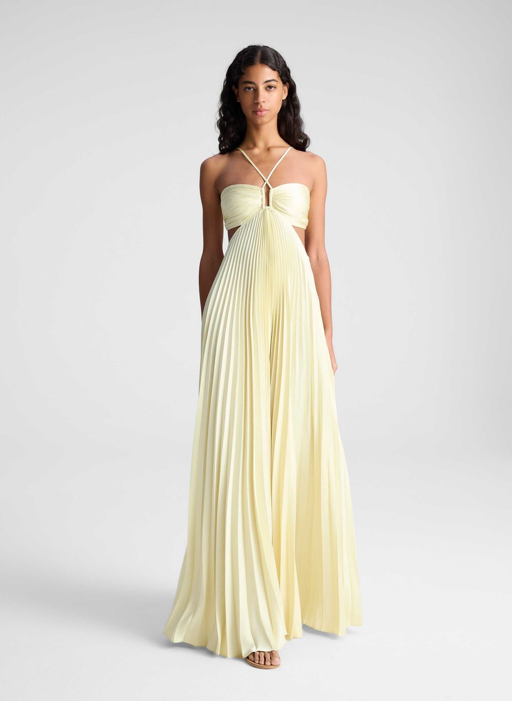Sienna™ | Pleated Sunrise Gown