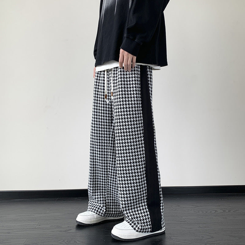 Harlow - Houndstooth Designed Trousers