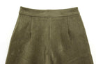 WHITE | Suede-style shorts