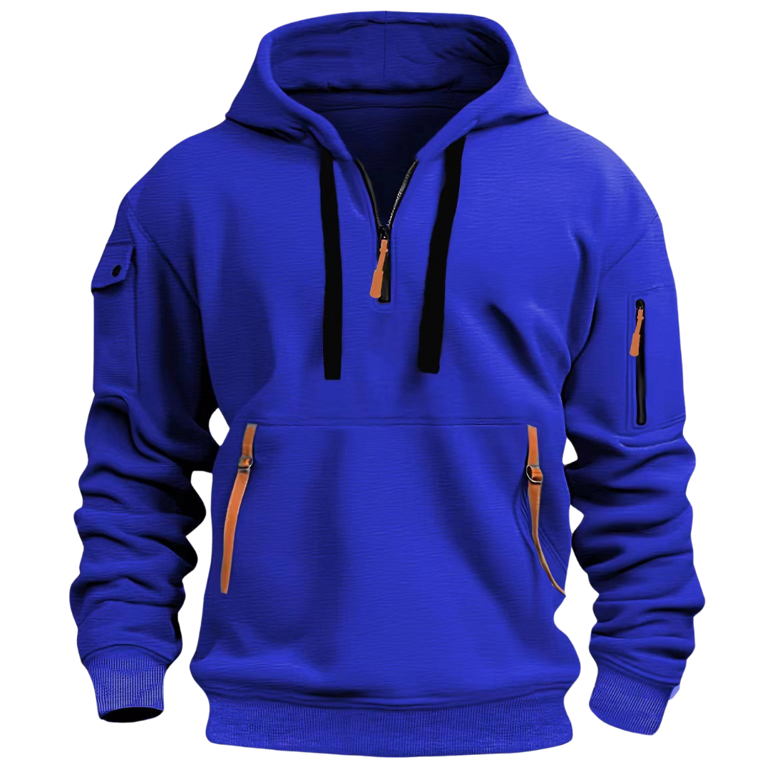 Finn - Stylish Half-Zip Hoodie