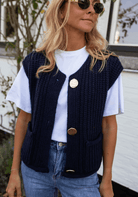 FENJA™ | THE CHIC LAYERED KNIT VEST