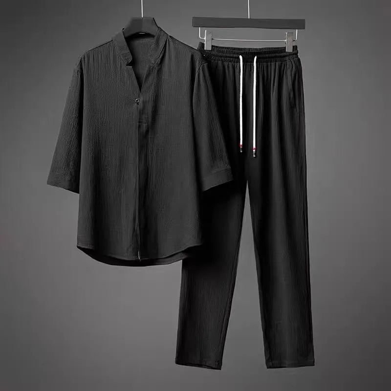 Luca - Linen Two-Piece Set