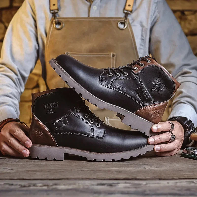Parker - Leather ankle boots